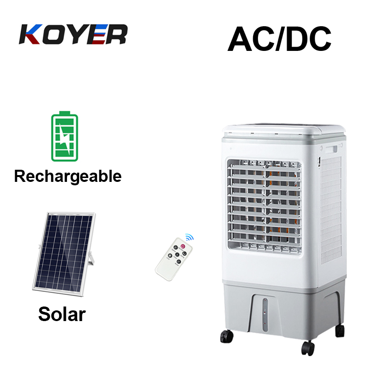 Įkraunamas AC DC oro aušintuvo ventiliatorius